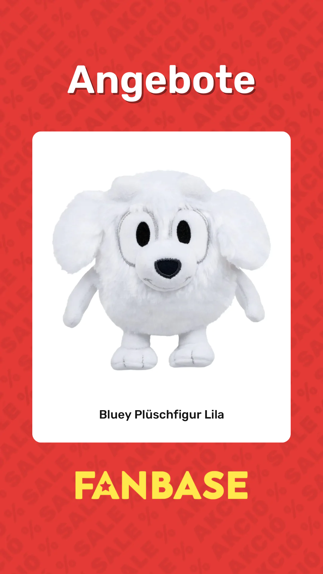 Angebote: Bluey Plüschfigur Lila
