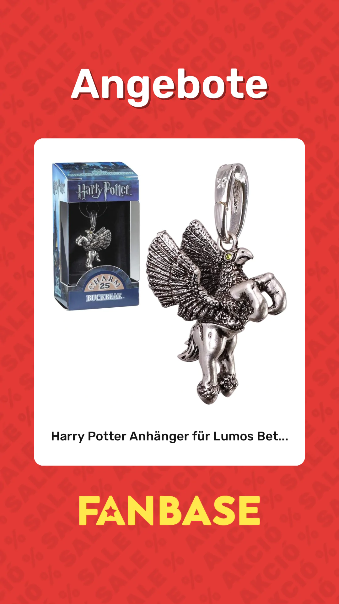 Angebote: Harry Potter Anhänger für Lumos Bet...