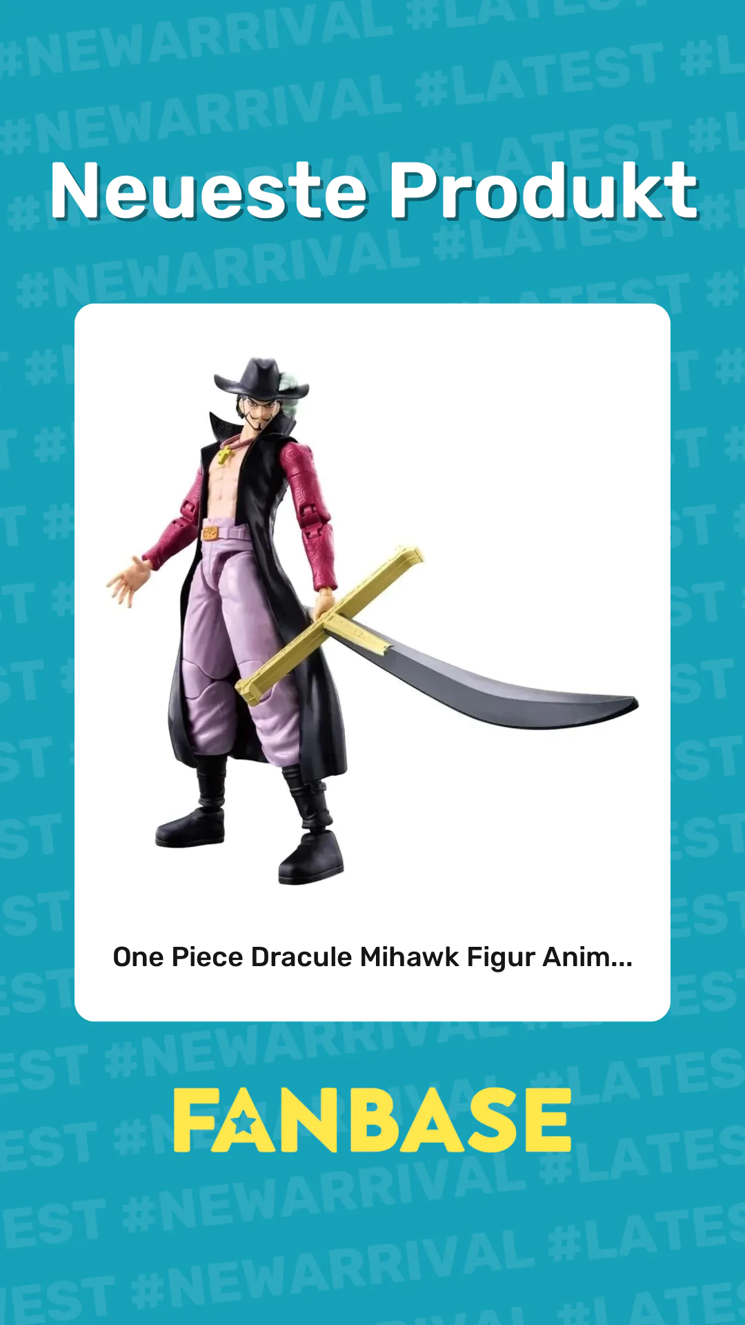Neueste Produkt: One Piece Dracule Mihawk Figur Anim...