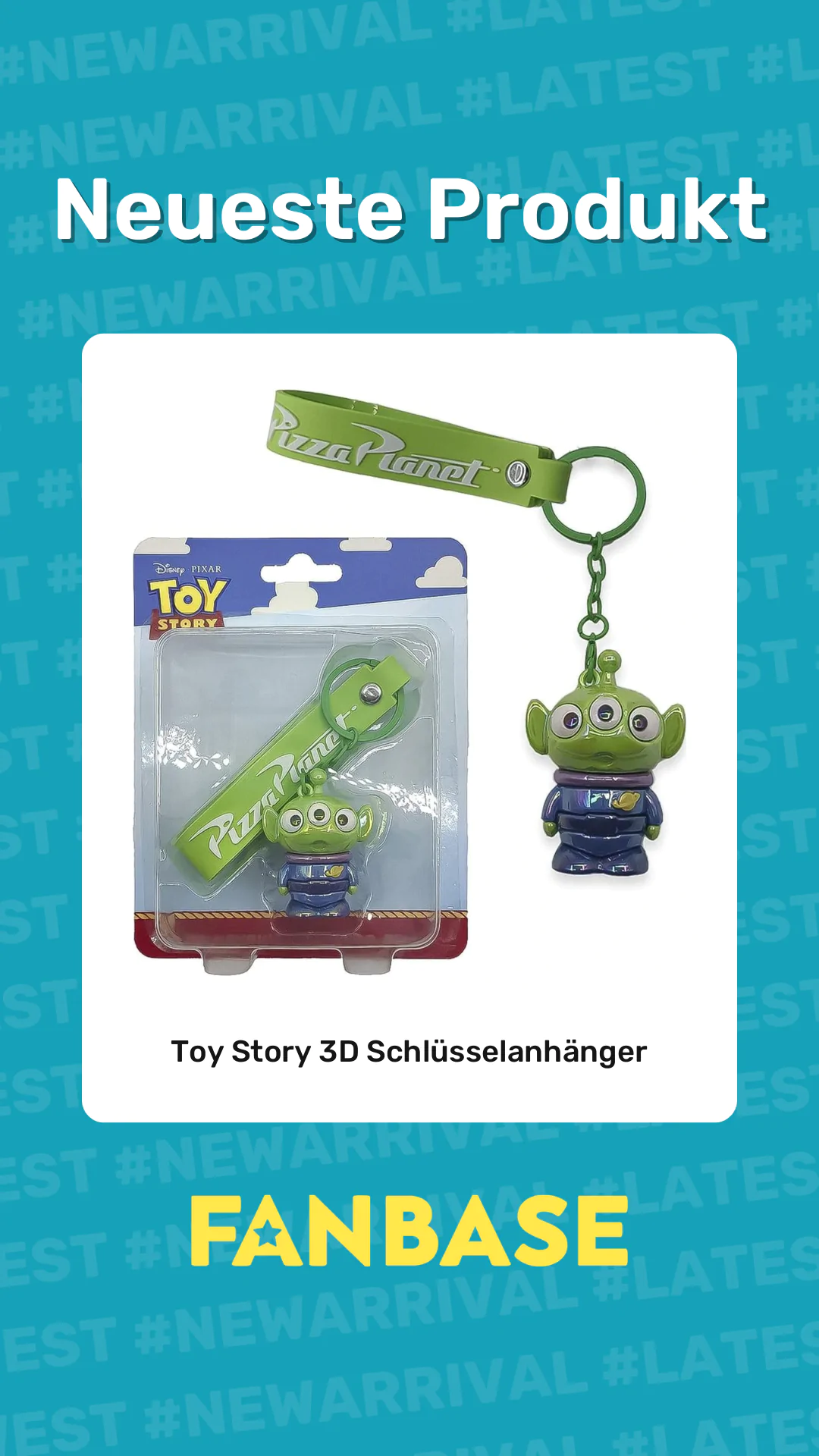 Neueste Produkt: Toy Story 3D Schlüsselanhänger