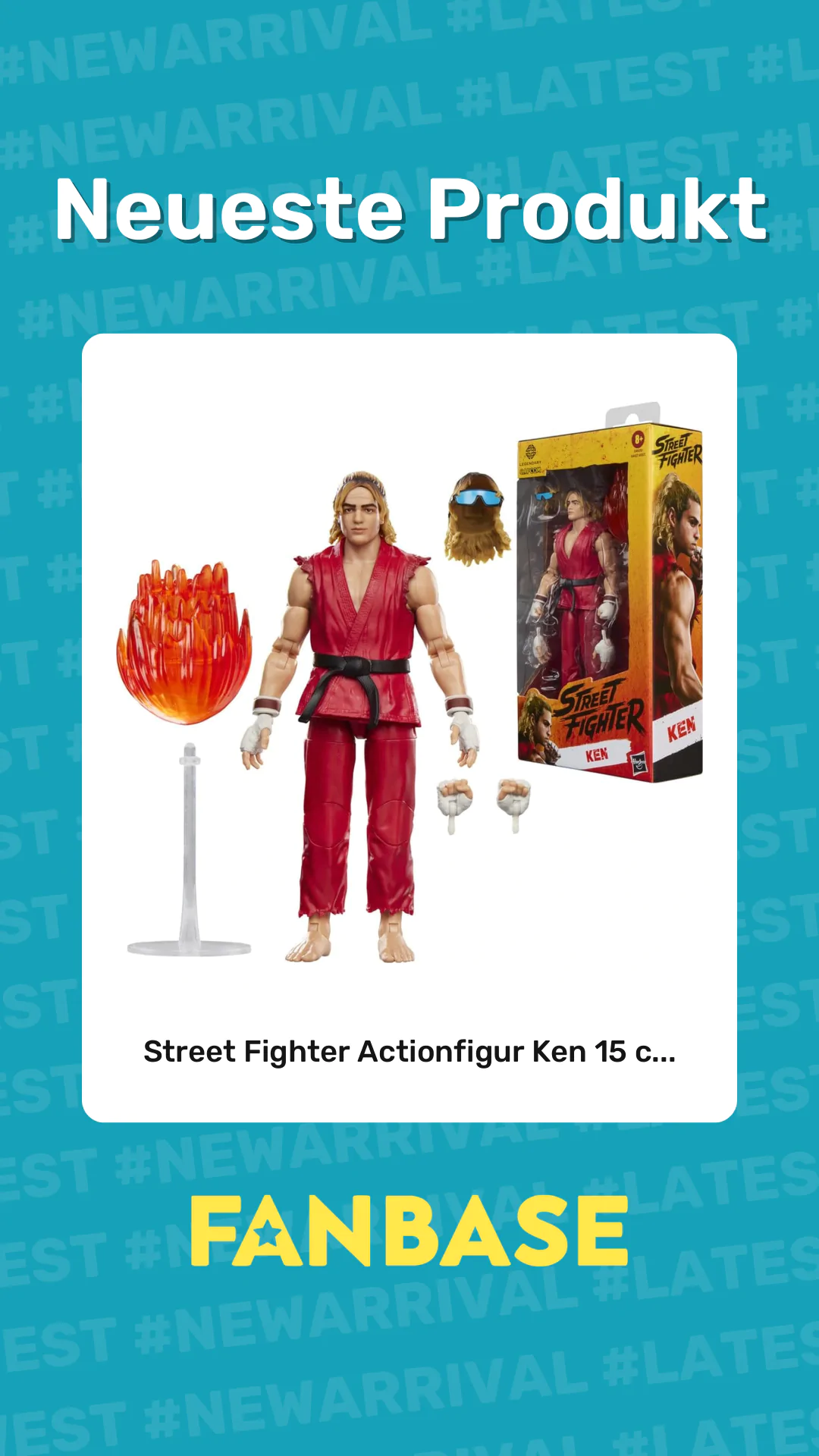 Neueste Produkt: Street Fighter Actionfigur Ken 15 c...