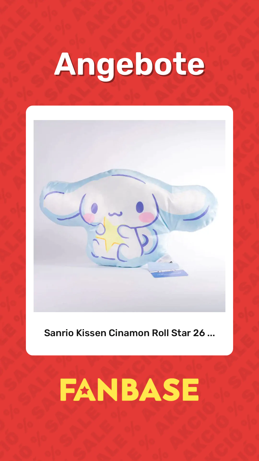 Angebote: Sanrio Kissen Cinamon Roll Star 26 ...