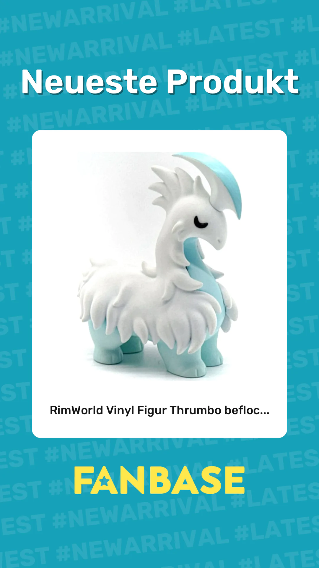 Neueste Produkt: RimWorld Vinyl Figur Thrumbo befloc...