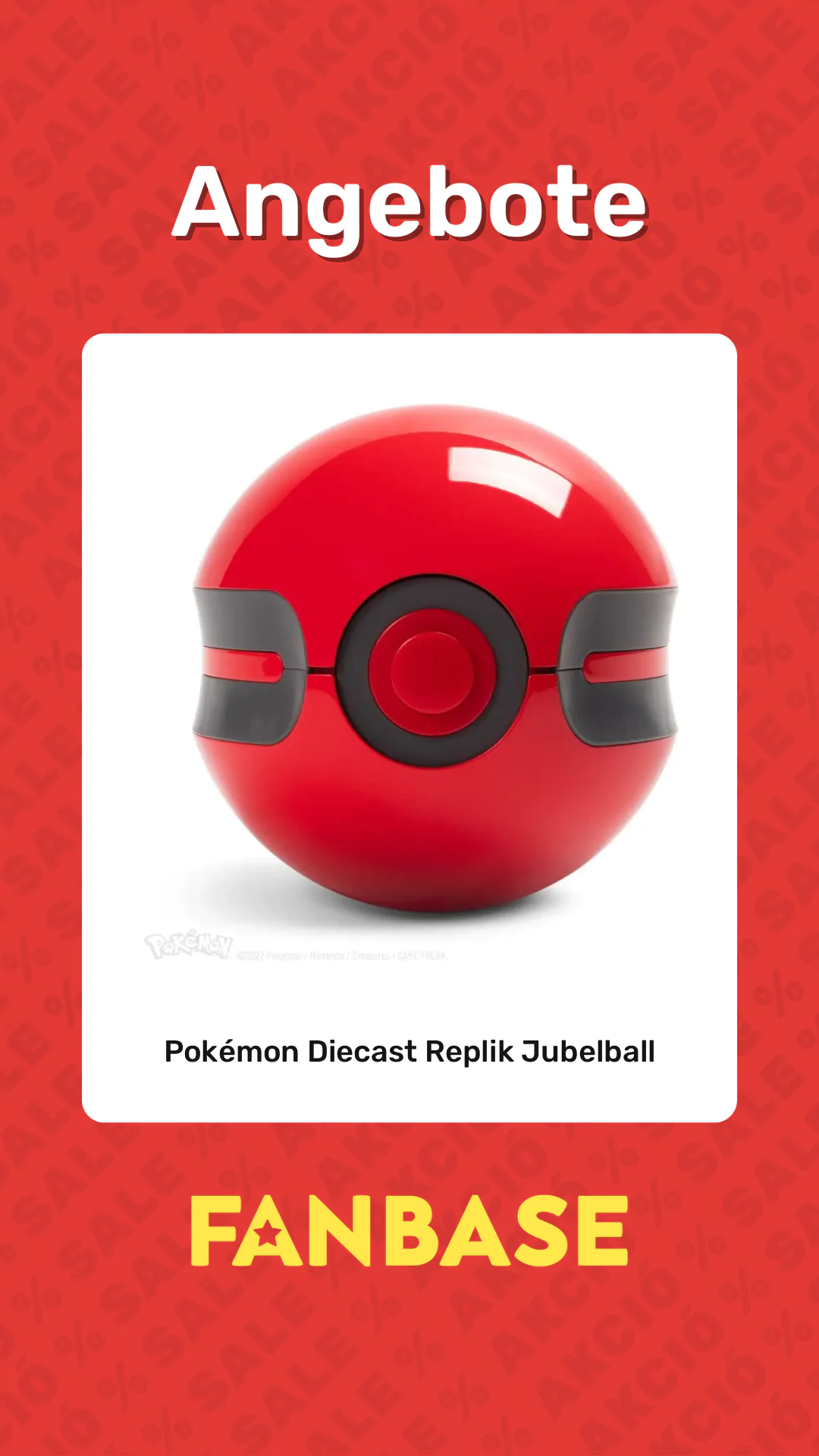 Angebote: Pokémon Diecast Replik Jubelball