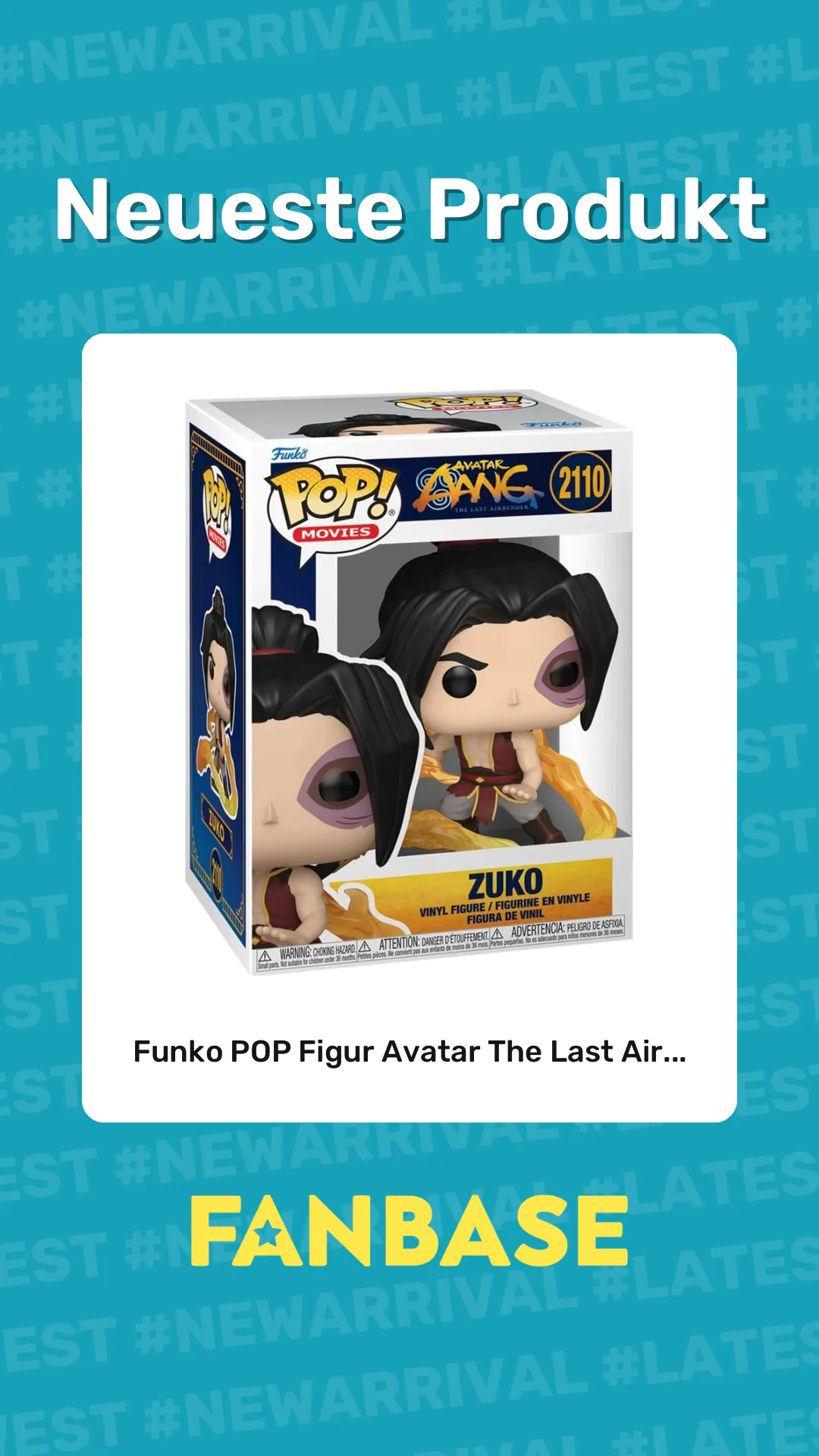 Neueste Produkt: Funko POP Figur Avatar The Last Air...