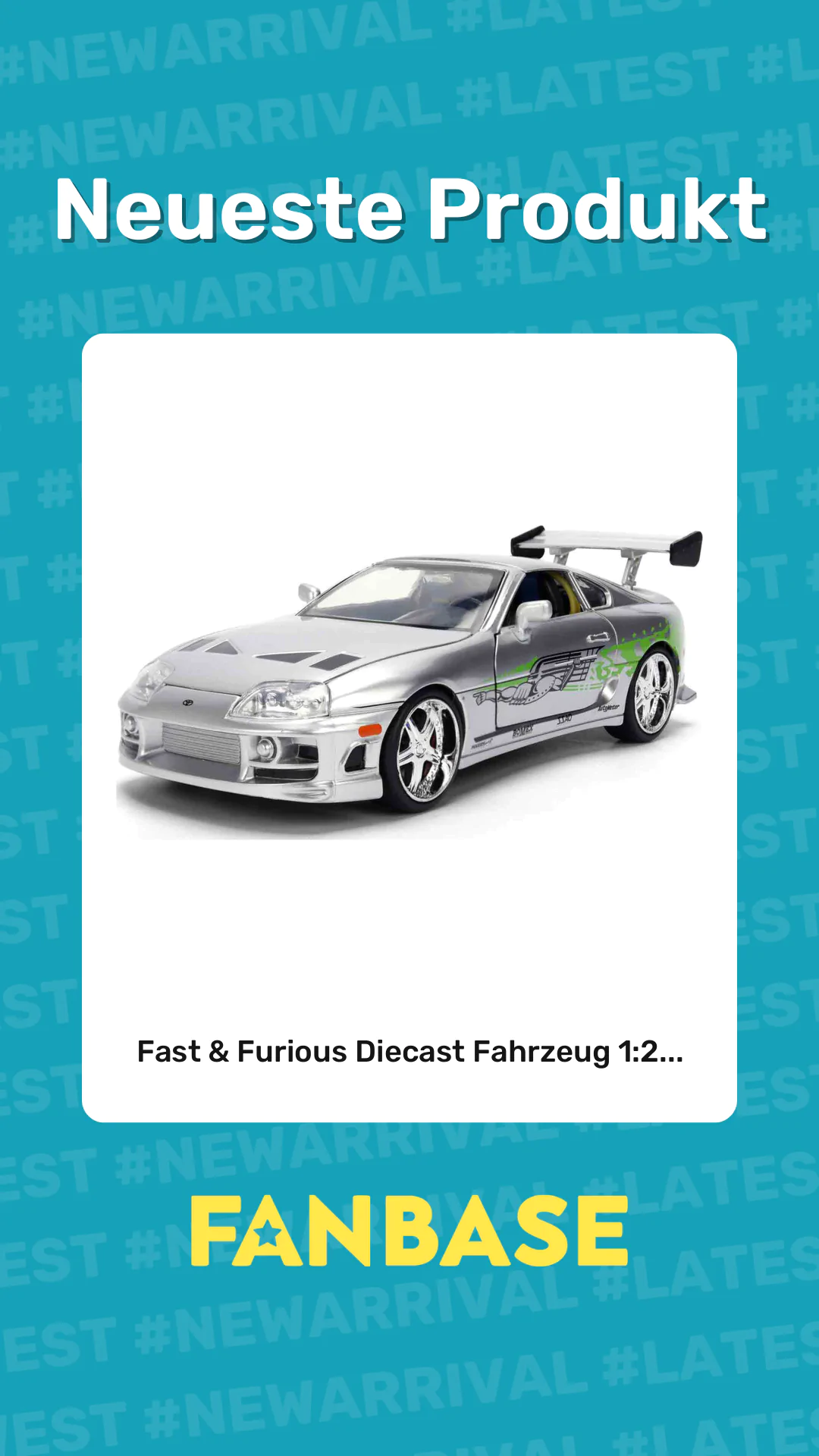 Neueste Produkt: Fast & Furious Diecast Fahrzeug 1:2...
