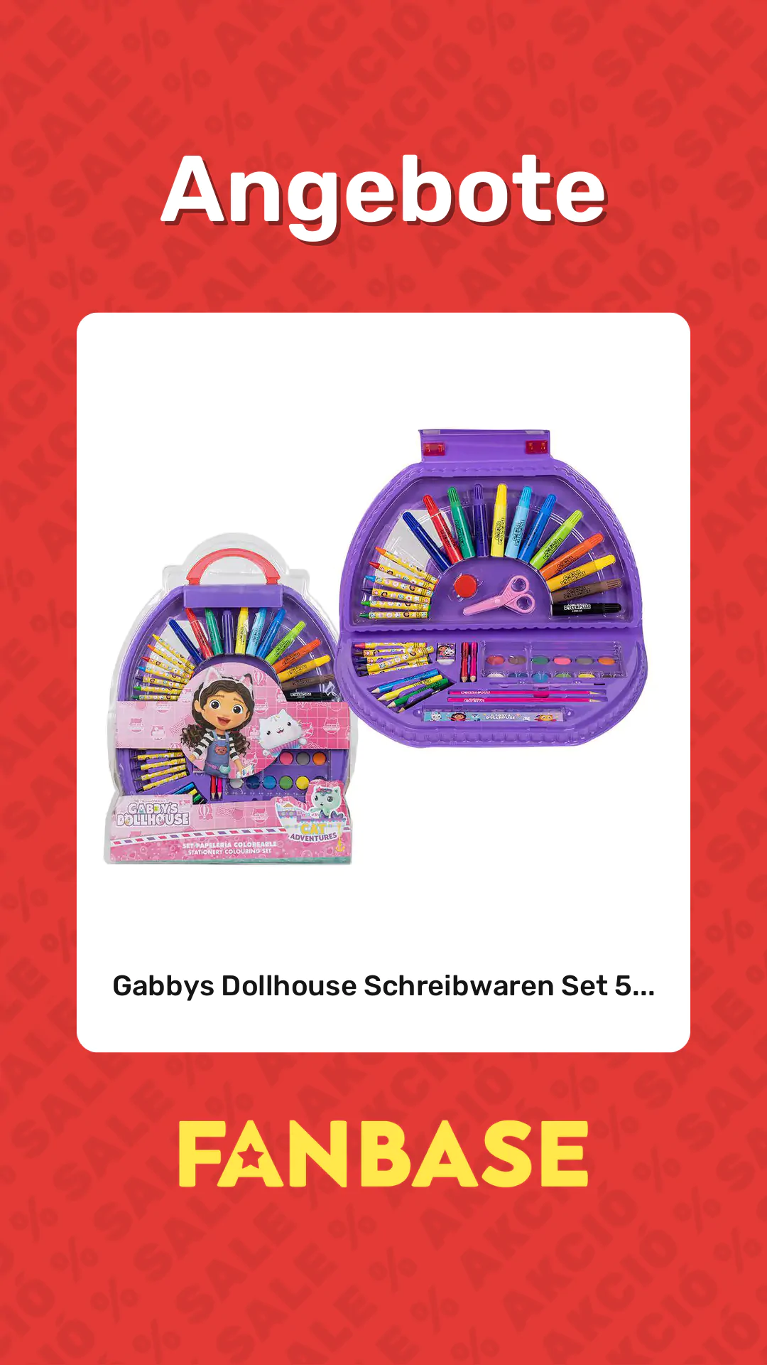 Angebote: Gabbys Dollhouse Schreibwaren Set 5...