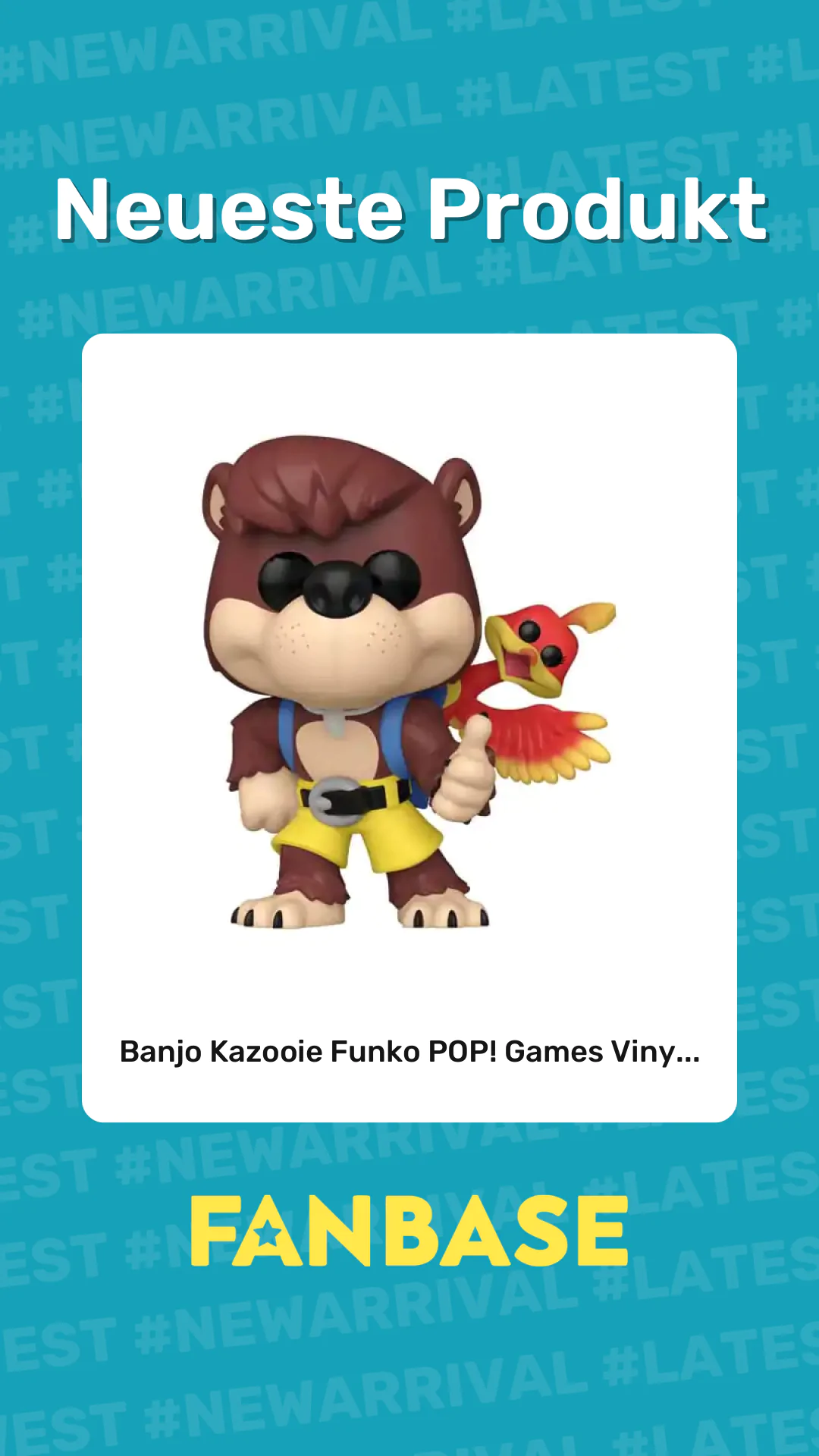 Neueste Produkt: Banjo Kazooie Funko POP! Games Viny...