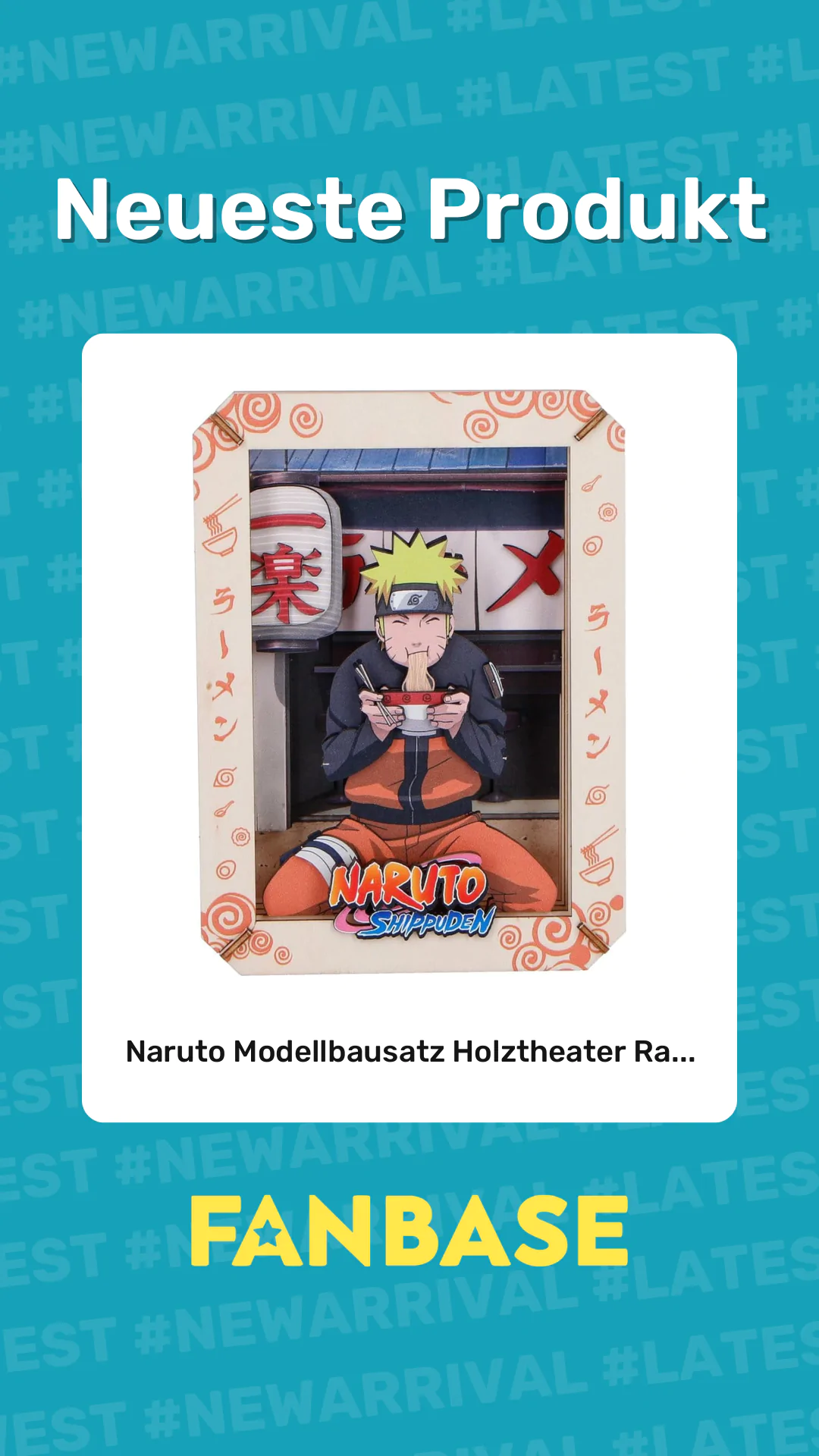 Neueste Produkt: Naruto Modellbausatz Holztheater Ra...