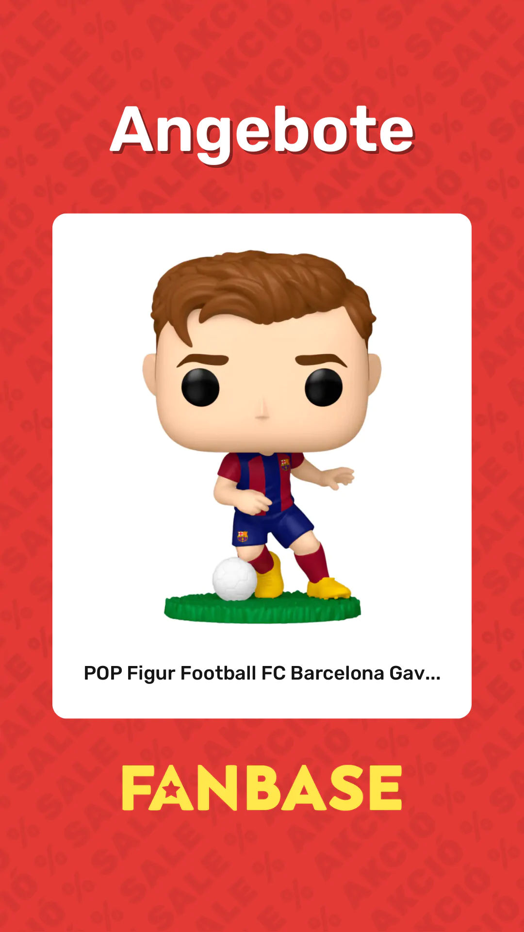 Angebote: POP Figur Football FC Barcelona Gav...
