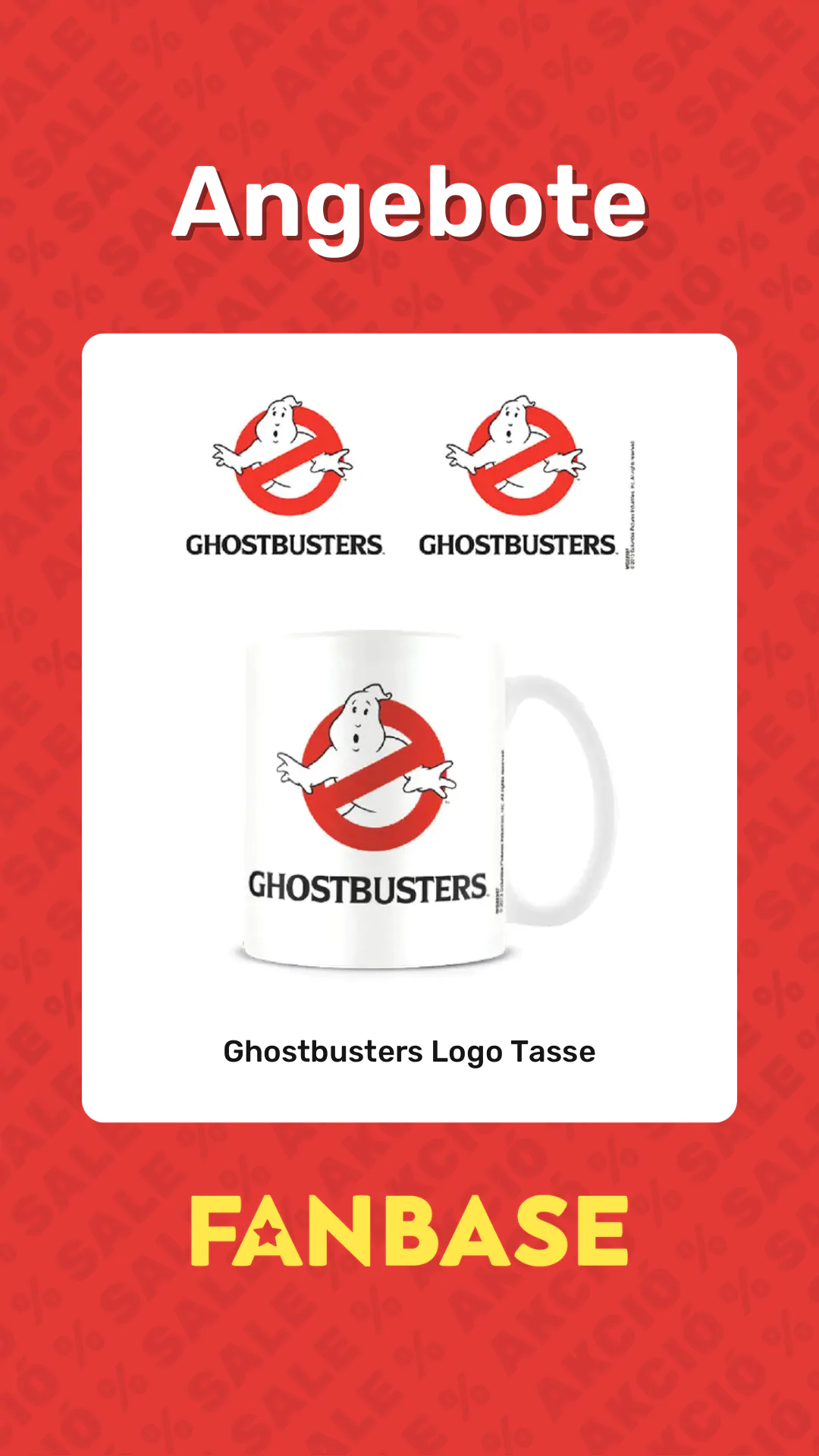 Angebote: Ghostbusters Logo Tasse