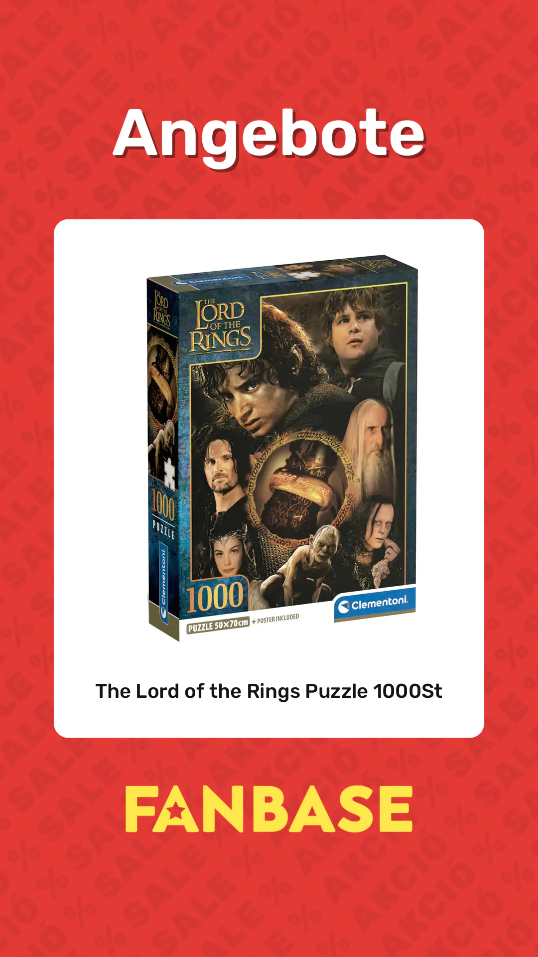 Angebote: The Lord of the Rings Puzzle 1000St