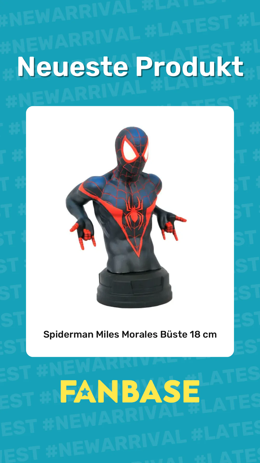 Neueste Produkt: Spiderman Miles Morales Büste 18 cm