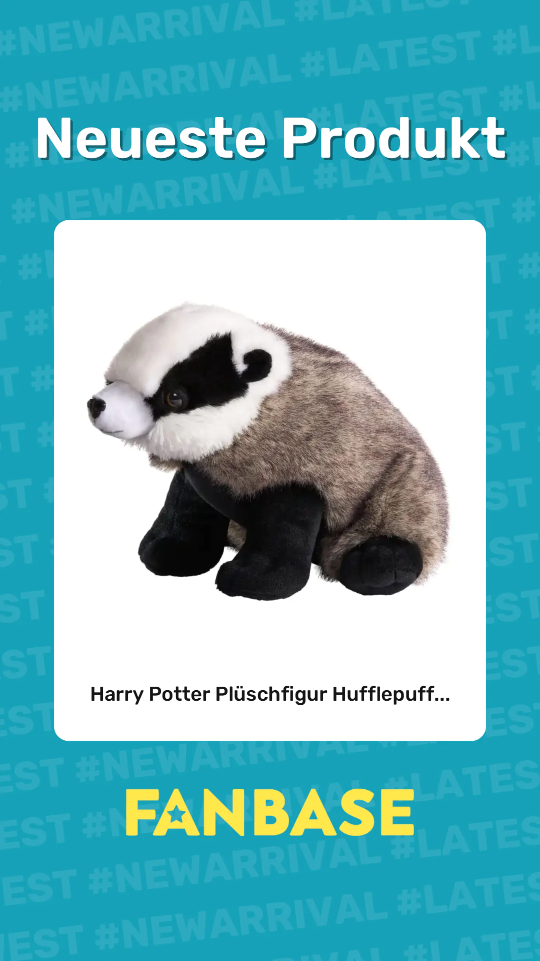 Neueste Produkt: Harry Potter Plüschfigur Hufflepuff...