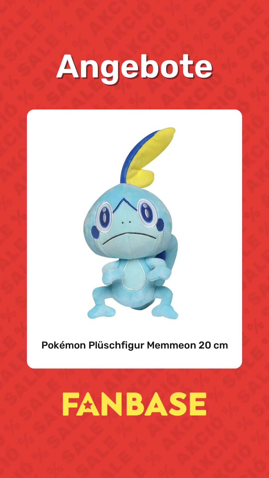 Angebote: Pokémon Plüschfigur Memmeon 20 cm