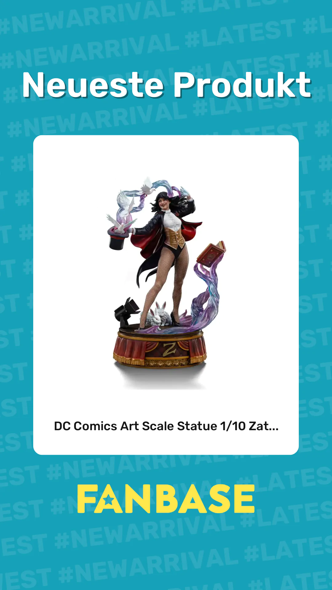 Neueste Produkt: DC Comics Art Scale Statue 1/10 Zat...