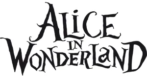 Alice's Adventures in Wonderland puzzles logo