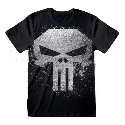 Punisher T-Shirt Skull mit Metallic-Tinte termékfotója