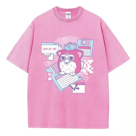 Furby T-Shirt Save Me Snow Washed Produktfoto