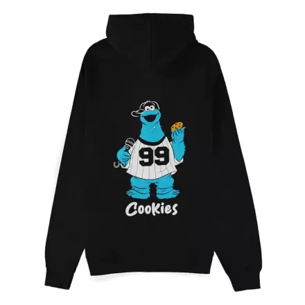 Sesame Street Cookie Monster 99 Kekse Kapuzenpullover mit Reißverschluss Produktfoto