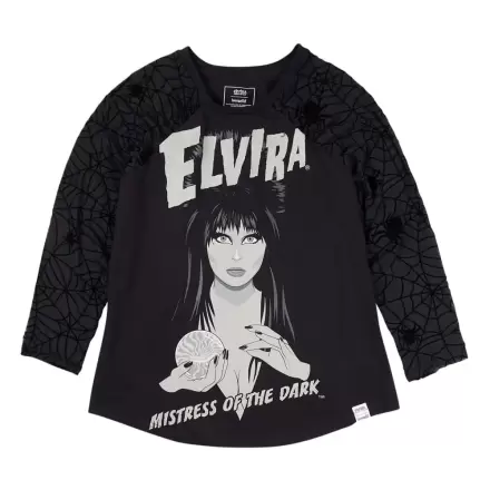 Elivira by Loungefly T-Shirt Unisex geraffter Raglan  Produktfoto