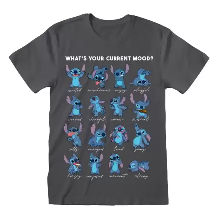 Lilo & Stitch T-Shirt Stitch Emotions Charcoal Produktfoto
