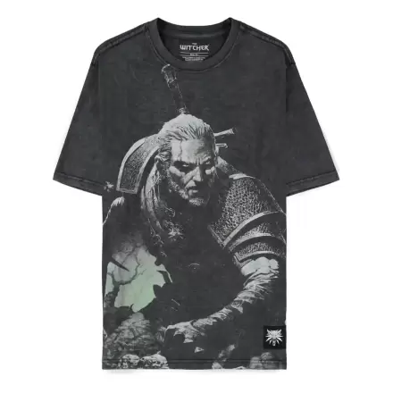 The Witcher Wild Hunt T-Shirt Geralt Washed Produktfoto