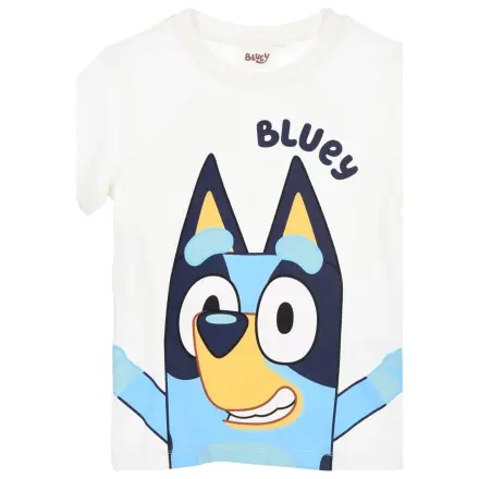 Bluey Weißes Kinder Kurzarm T-Shirt, Top Produktfoto