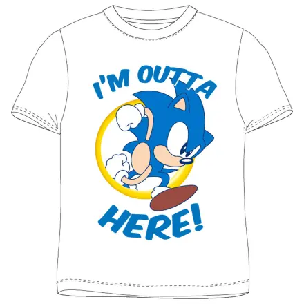 Sonic Here kurzärmeliges T-Shirt, Oberteil Produktfoto