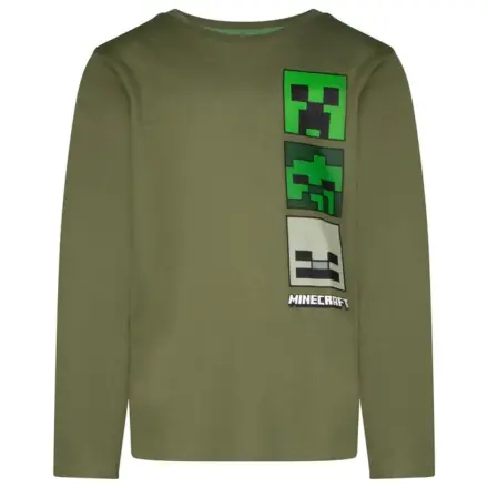 Minecraft Blocky Kinder Langarm T-Shirt, Oberteil Produktfoto
