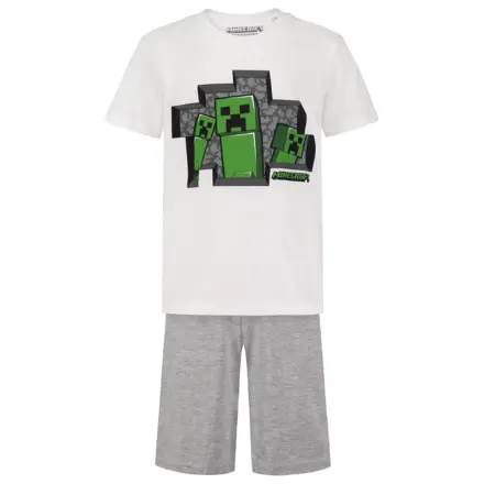Minecraft Tunnel Trouble Kinder kurzer Pyjama Produktfoto