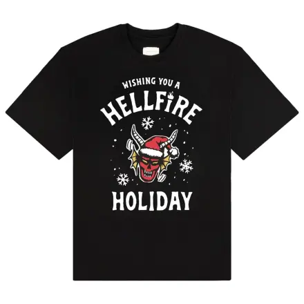 Stranger Things T-Shirt Wishing You A Hellfire Holiday Produktfoto