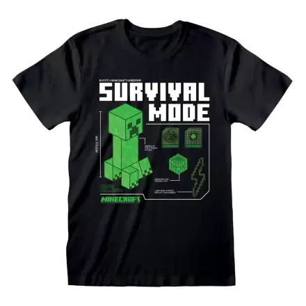 Minecraft T-Shirt Überleben Produktfoto
