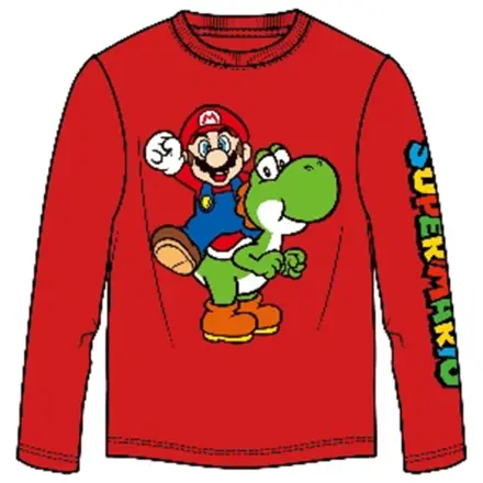 Super Mario Yoshi Kinder Langarm T-Shirt, Oberteil Produktfoto