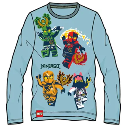 Lego Ninjago Battle Blue Kinder Langarm T-Shirt, Oberteil Produktfoto