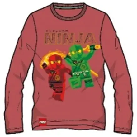 Lego Ninjago Be Ninja Rot Kinder Langarm T-Shirt Oberteil Produktfoto
