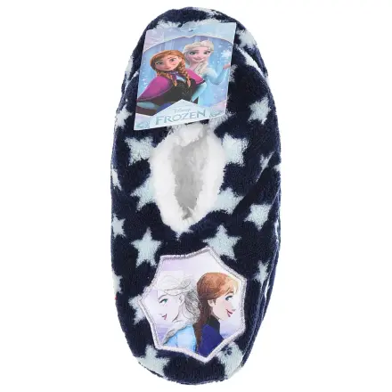 Disney Frozen Stars Blue Kinder Winter Hausschuhe Produktfoto