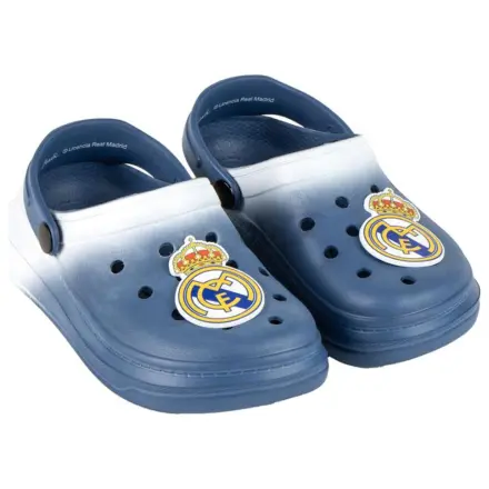 Real Madrid Wappen Blue Kinder Hausschuhe, Clogs Produktfoto
