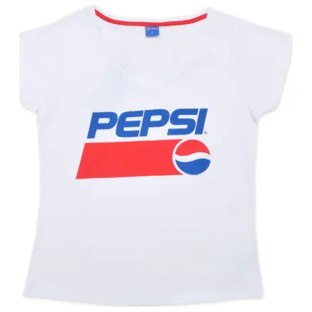 Pepsi White Damen Kurzarm T-Shirt, Top Produktfoto