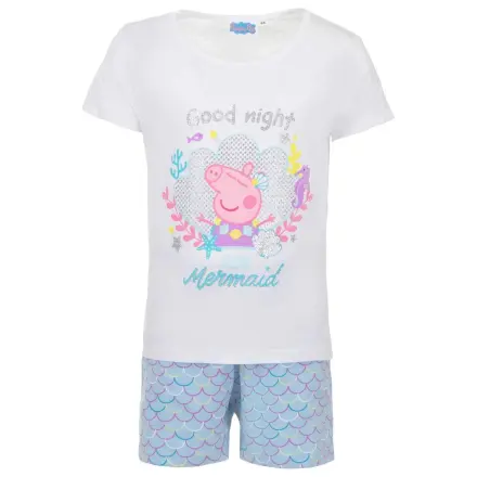 Peppa Pig Good Night Meerjungfrau Kinder kurzer Pyjama Produktfoto