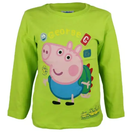 Peppa Pig George Travel Kinder Langarm T-Shirt Oberteil Produktfoto