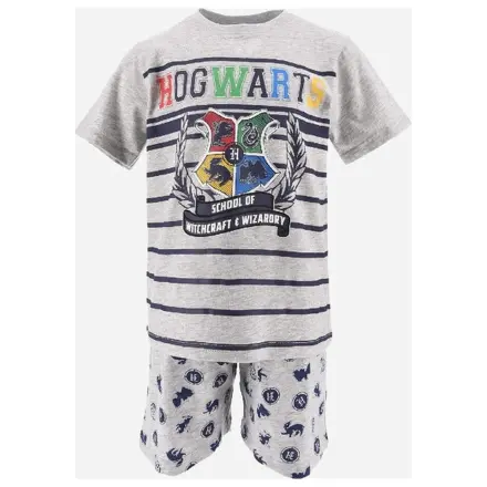 Harry Potter Witchcraft Grau Kinder kurze Pyjamas Produktfoto