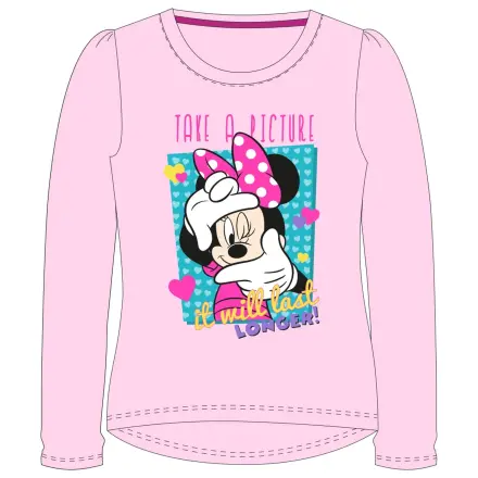Disney Minnie Take a Picture Kinder Langarm T-shirt, Oberteil Produktfoto