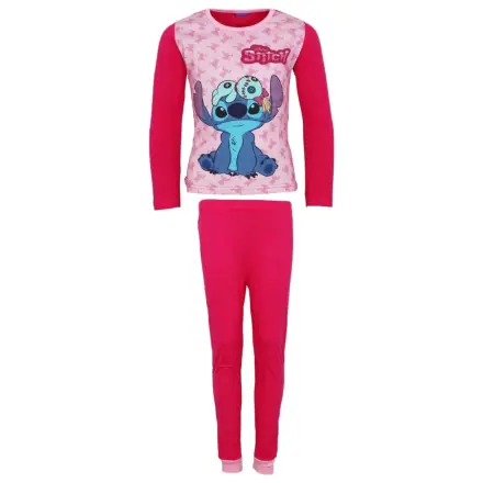 Stitch Scrump Pink Kinder lange Pyjamas Produktfoto