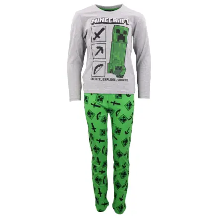 Minecraft Create, Survive Kinder Langer Pyjama Produktfoto