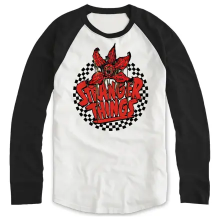 Stranger Things Sweatshirt Karierter Kreis Langarm Produktfoto