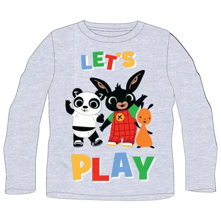 Bing Play Grau Kinder langärmeliges T-Shirt Produktfoto