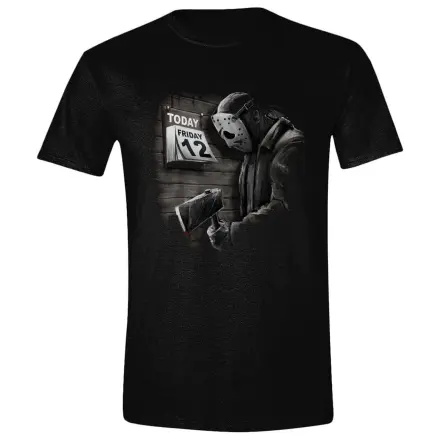 Friday the 13th T-Shirt Friday 12th Sad Produktfoto