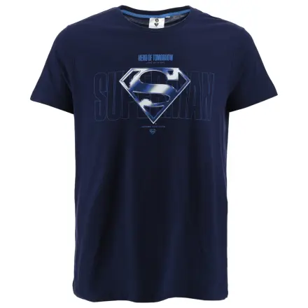 Superman Man of Steel Herren Kurzarm-T-Shirt, Oberteil Produktfoto