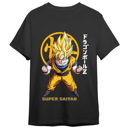 Dragon Ball Z Goku Super Saiyan Kanji Erwachsenen T-Shirt Produktfoto
